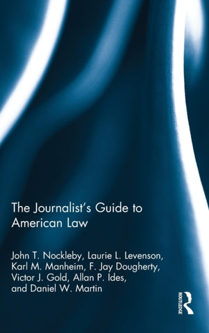 Journalist's Guide to American Law