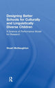 Book cover of: Designing Better Schools for Culturally and Linguistically Diverse Children. By: S. McNaughton