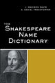 Book cover of: Shakespeare Name Dictionary