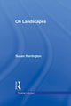 Book cover of: On Landscapes. By: Susan Herrington