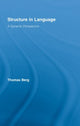 Book cover of: Structure in Language. By: Thomas Berg
