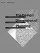Book cover of: Design Dimension of Planning. By: Matthew Carmona