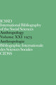 Book cover of: IBSS: Anthropology: 1975 Vol 21. By: International C