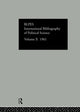 Book cover of: IBSS: Political Science: 1961 Volume 10. By: International C