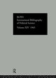 Book cover of: Intl Biblio Pol Sc 1965 Vol 14. By: Intl Com Soc Sc