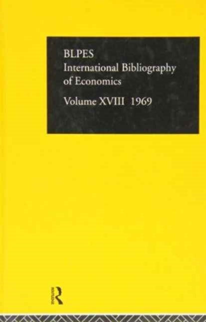 Book cover of: Intl Biblio Econom 1969 Vol 18