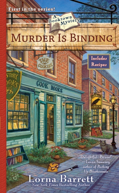 Book cover of: Murder Is Binding. By: Lorna Barrett