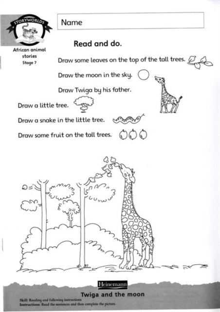 Book cover of: Storyworlds Stage 7, Animal World, Workbook (8 Pack)
