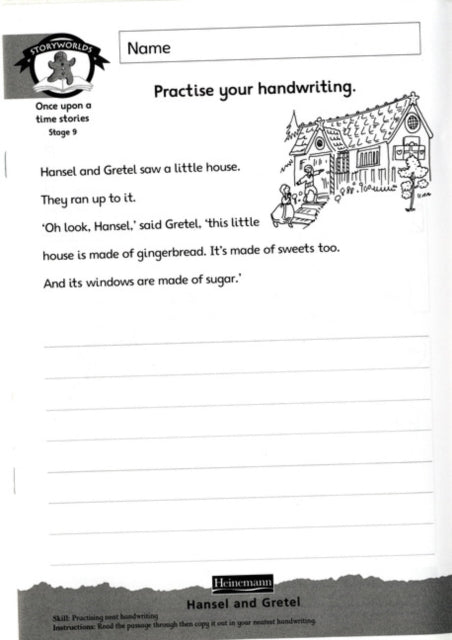 Book cover of: Literacy Edition Storyworlds Stage 9, Once Upon A Time World, Workbook. By: Diana Bentley