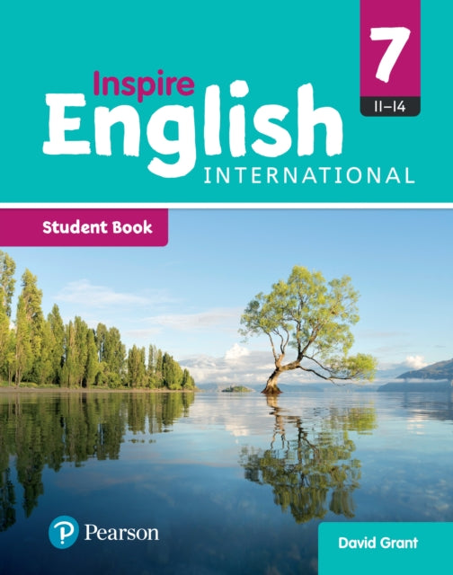 Book cover of: Inspire English International Year 7 Student Book. By: Grant, David