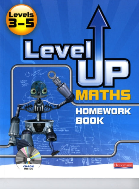 Book cover of: Level Up Maths: Homework Book (Level 3-5). By: Greg Byrd