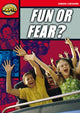 Book cover of: Rapid Reading: Fun or Fear? (Stage 5, Level 5A). By: Simon Cheshire