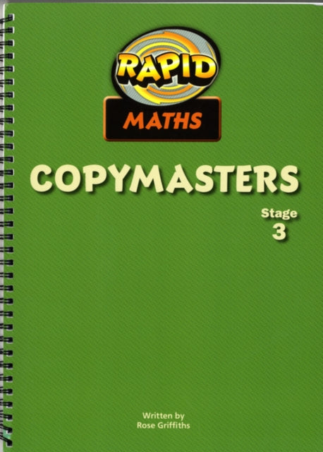 Book cover of: Rapid Maths: Stage 3 Photocopy Masters. By: Rose Griffiths