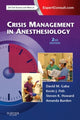 Book cover of: Crisis Management in Anesthesiology. By: David Gaba