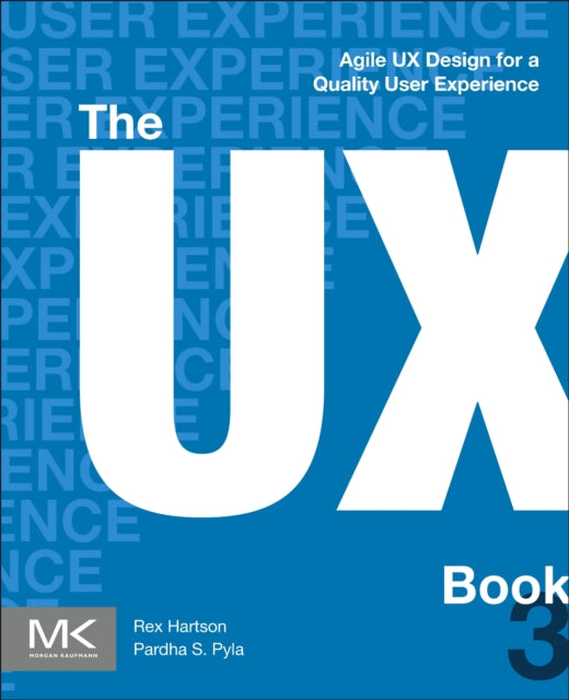 Book cover of: UX Book. By: Rex Hartson