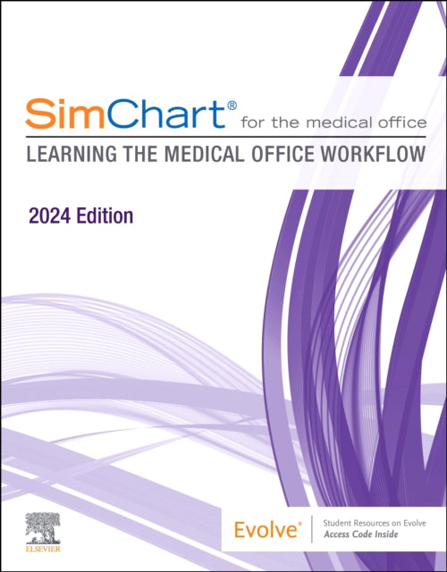 Book cover of: SimChart for the Medical Office (2024). By: Elsevier