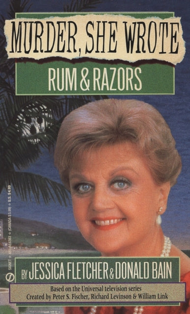 Book cover of: Murder, She Wrote: Rum and Razors. By: Jessica Fletcher