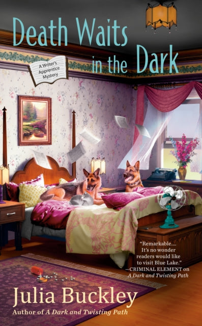 Book cover of: Death Waits in the Dark. By: Julia Buckley