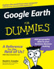 Book cover of: Google Earth For Dummies. By: David A. Crowder