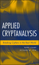 Book cover of: Applied Cryptanalysis. By: Mark Stamp