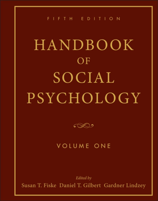 Book cover of: Handbook of Social Psychology, Volume 1. By: Susan T. Fiske