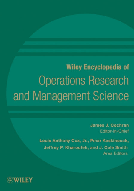 Book cover of: Wiley Encyclopedia of Operations Research and Management Science, 8 Volume Set