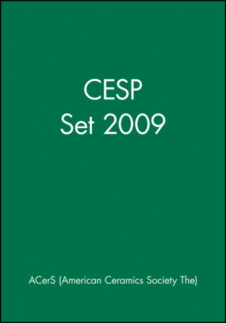Book cover of: CESP Set 2009. By: The) ACerS (American Ceramics Society