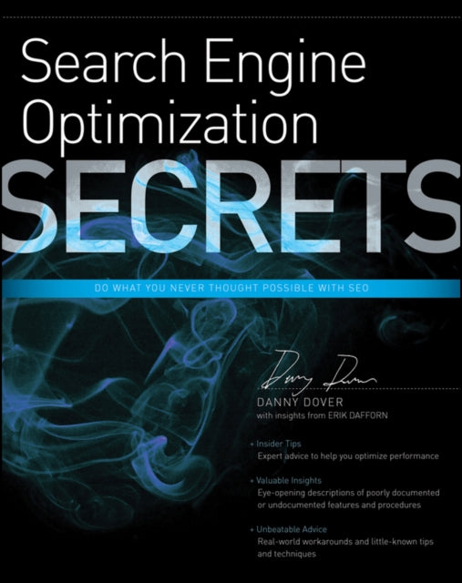 Book cover of: Search Engine Optimization (SEO) Secrets. By: Danny Dover
