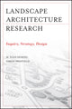 Book cover of: Landscape Architectural Research. By: M. Elen Deming