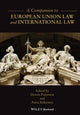 Book cover of: Companion to European Union Law and International Law. By: Anna Södersten