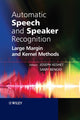 Book cover of: Automatic Speech and Speaker Recognition