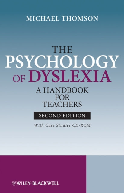 Book cover of: Psychology of Dyslexia. By: Michael E. Thomson