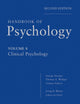 Book cover of: Handbook of Psychology, Clinical Psychology