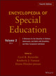 Book cover of: Encyclopedia of Special Education, Volume 2