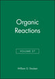Book cover of: Organic Reactions, Volume 27. By: William G. Dauben