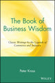 Book cover of: Book of Business Wisdom. By: Peter Krass