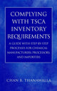 Book cover of: Complying with TSCA Inventory Requirements