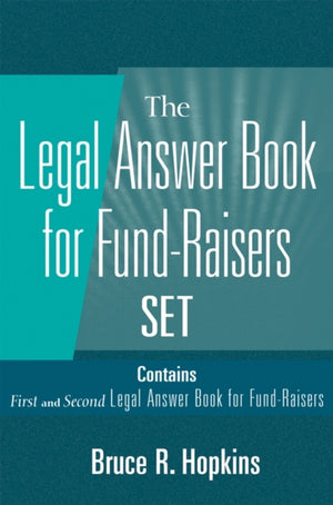 Legal Answer Book for Fund-Raisers Set, Set Contains