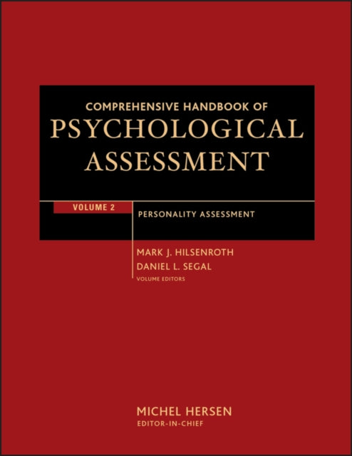 Book cover of: Comprehensive Handbook of Psychological Assessment, Volume 2