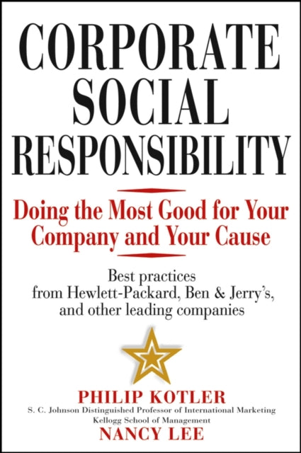 Book cover of: Corporate Social Responsibility. By: Philip Kotler
