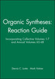 Book cover of: Organic Syntheses: Reaction Guide. By: Dennis C. Liotta