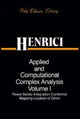 Book cover of: Applied and Computational Complex Analysis, 3 Volume Set. By: Peter Henrici