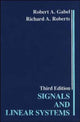 Book cover of: Signals and Linear Systems