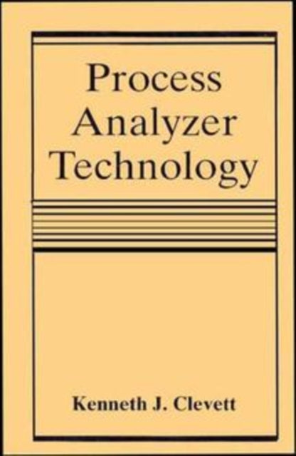 Book cover of: Process Analyzer Technology