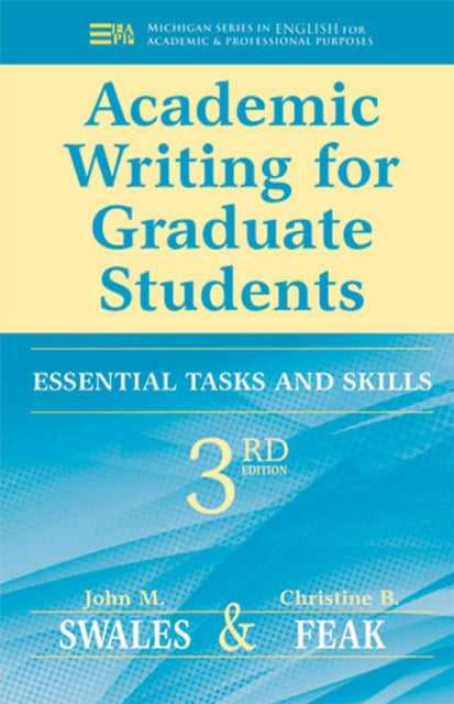 Book cover of: Academic Writing for Graduate Students, 3rd Edition