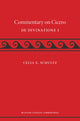 Book cover of: Commentary on Cicero, De Divinatione I. By: Celia Schultz