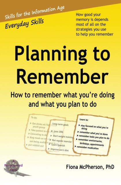 Book cover of: Planning to Remember. By: Fiona McPherson