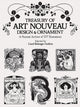 Book cover of: Treasury of Art Nouveau Design & Ornament