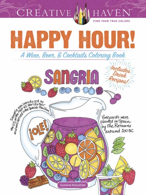 Book cover of: Creative Haven Happy Hour!. By: Suzanne Anoushian