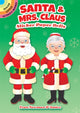 Book cover of: Santa & Mrs. Claus Sticker Paper Dolls. By: Fran Newman-D'Amico